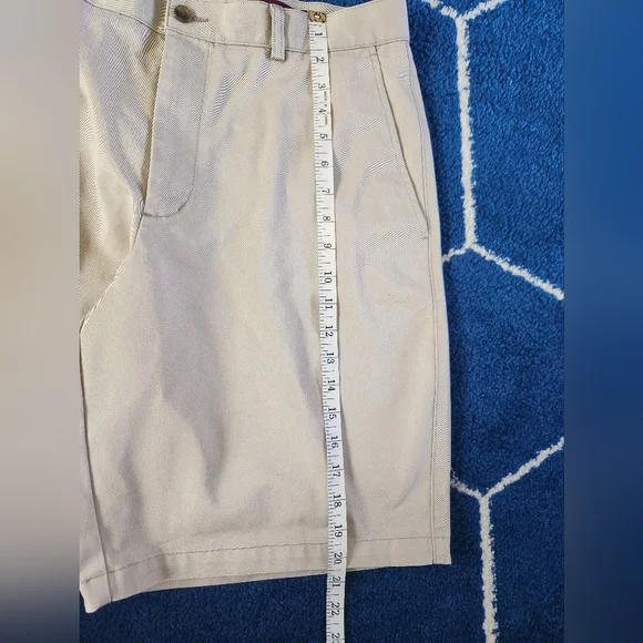 Nordstrom Stain Resistant Chino Style Shorts Khaki/34w - Picture 8 of 8